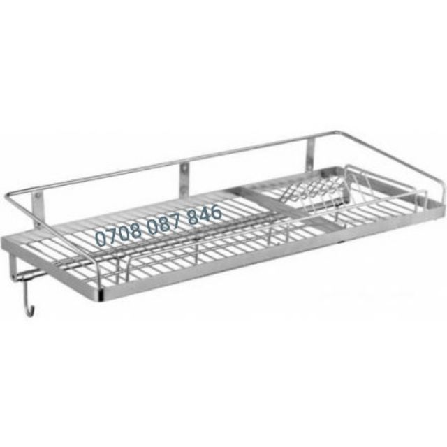 Kệ chén 1 tầng INOX 304 (đủ size) - Rổ úp bát treo tường inox