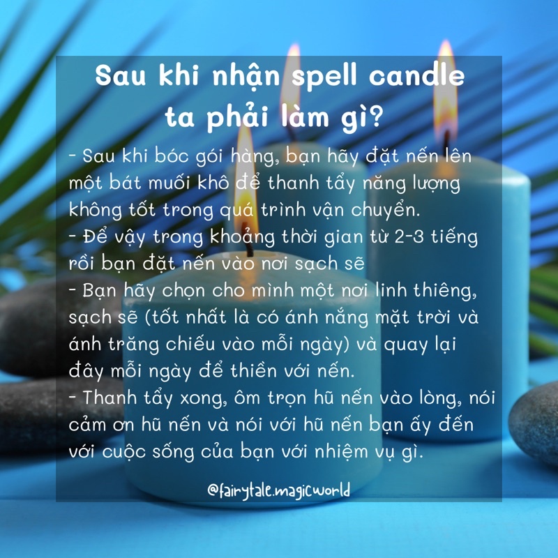 HEALING spell candle | Nến hỗ trợ chữa lành vết thương cảm xúc