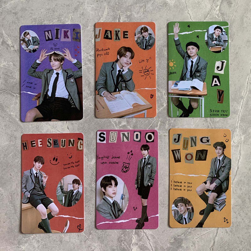 Set 7 Thẻ Hình Thần Tượng Enhypen