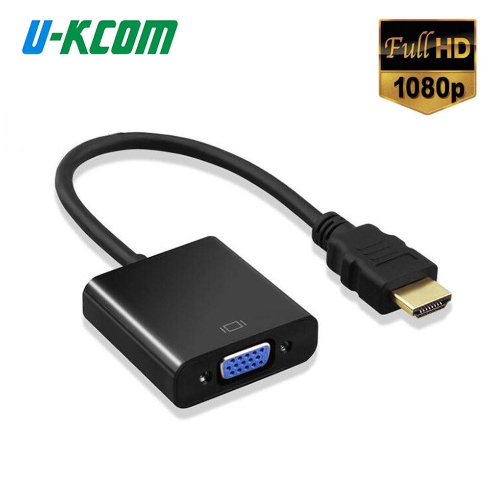 Cáp chuyển đổi U-Kcom HDMI 1080P sang VGA HDMI cho máy tính TV