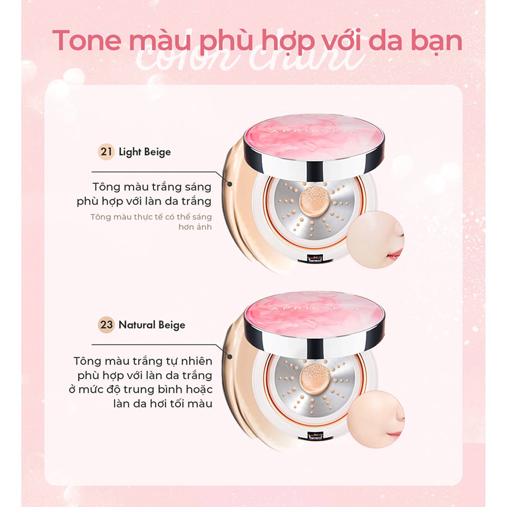 Cushion Aprilskin Magic Essence Shower Màu Hồng | BigBuy360 - bigbuy360.vn