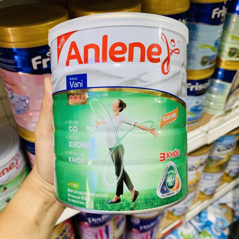[Mẫu mới] Sữa bột Anlene Gold 800G (19-45 tuổi và trên 40 tuổi)