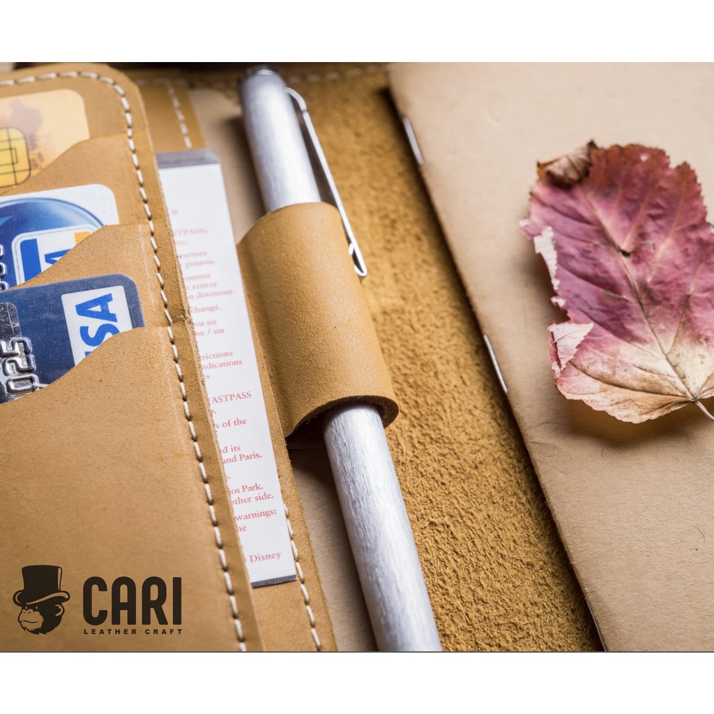 Sổ tay bìa da Handmade A6 | Sổ tay bìa da Vintage | Sổ tay da thật 100% - M05