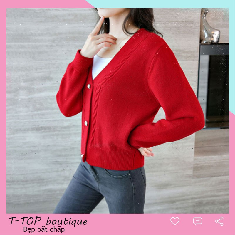 Áo khoác len fom rộng bigsize, cardigan nữ thu đông mẫu mới nhất 2023