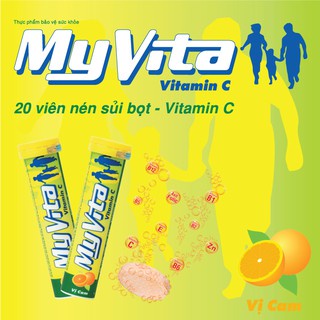 MYVITA VITAMIN C – Giúp tăng sức đề kháng cơ thể, bổ sung vitamin C hằng ngày