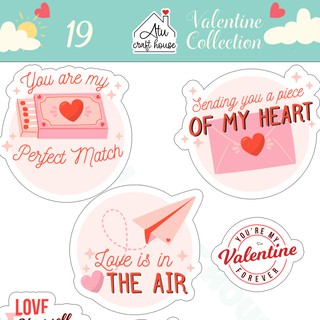 LOVE - Sticker cắt rời (nhiều mẫu) - Sticker die-cut - Nguyên liệu làm Scrapbook Handmade