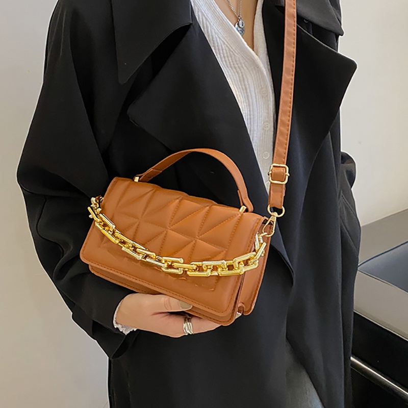 Ielgy Túi Xách Đeo Vai Dáng Vuông Phong Cách Retro Cho Nữ