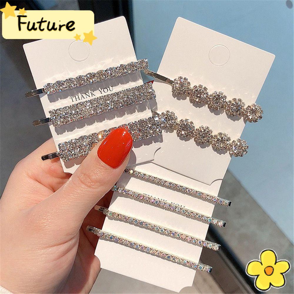 FUTURE Korea Style|Hairpins Accessories Hair Clips Set Shining|Barrettes Fashion Women Girls Bingbing Hair Styling Diamondl Hairgrip/Multicolor