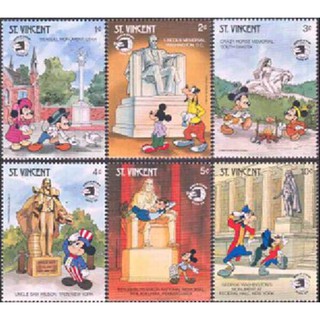 Tem sưu tập tem hoạt hình disney bộ 13