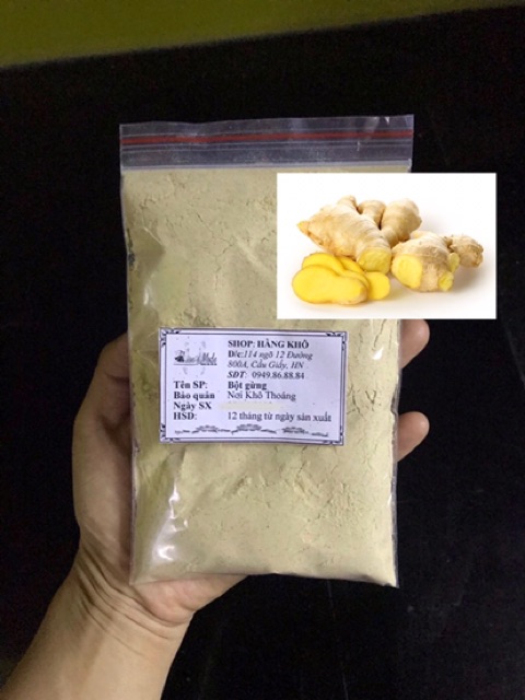 100gr Bột gừng nguyên chất