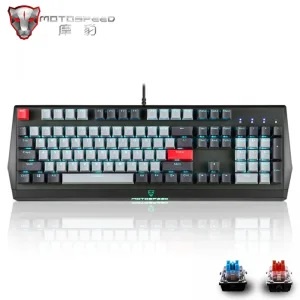 Bàn Phím Cơ Motospeed CK74 Black, Chống Thấm Nước Và Chống Bụi