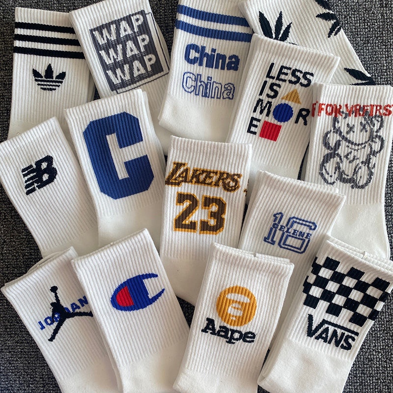 Vớ Thể Thao Cổ Cao Thời Trang Dành Cho Nam