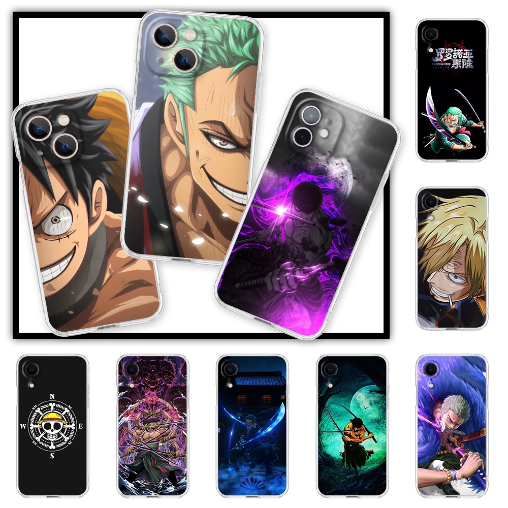Ốp Lưng Trong Suốt In Hình Nhân Vật Roronoa Zoro Cho iPhone 13/13 Mini/13 Pro/13 Pro Max