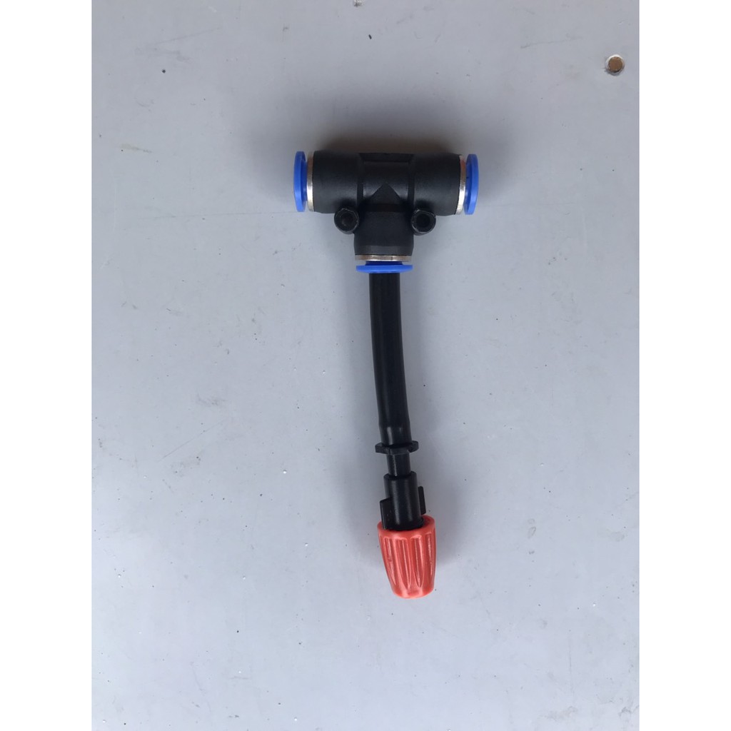 BÉC PHUN SƯƠNG 1 HƯỚNG MÀU CAM KÈM NỐI NHANH T 8MM