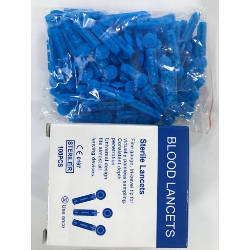 Hộp 100 Kim lấy mẫu thử đường huyết