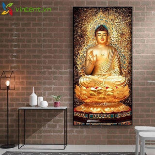 Bộ Tranh Đính Đá 5d Tự Làm Hình Phật Giáo
