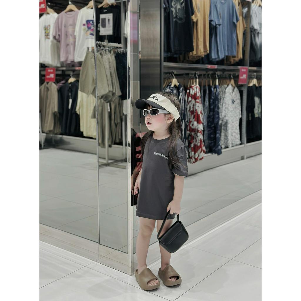 Áo thun gia đình nâu soccer cho bé , áo phông trẻ em team buiding nam nữ , Kid_genz