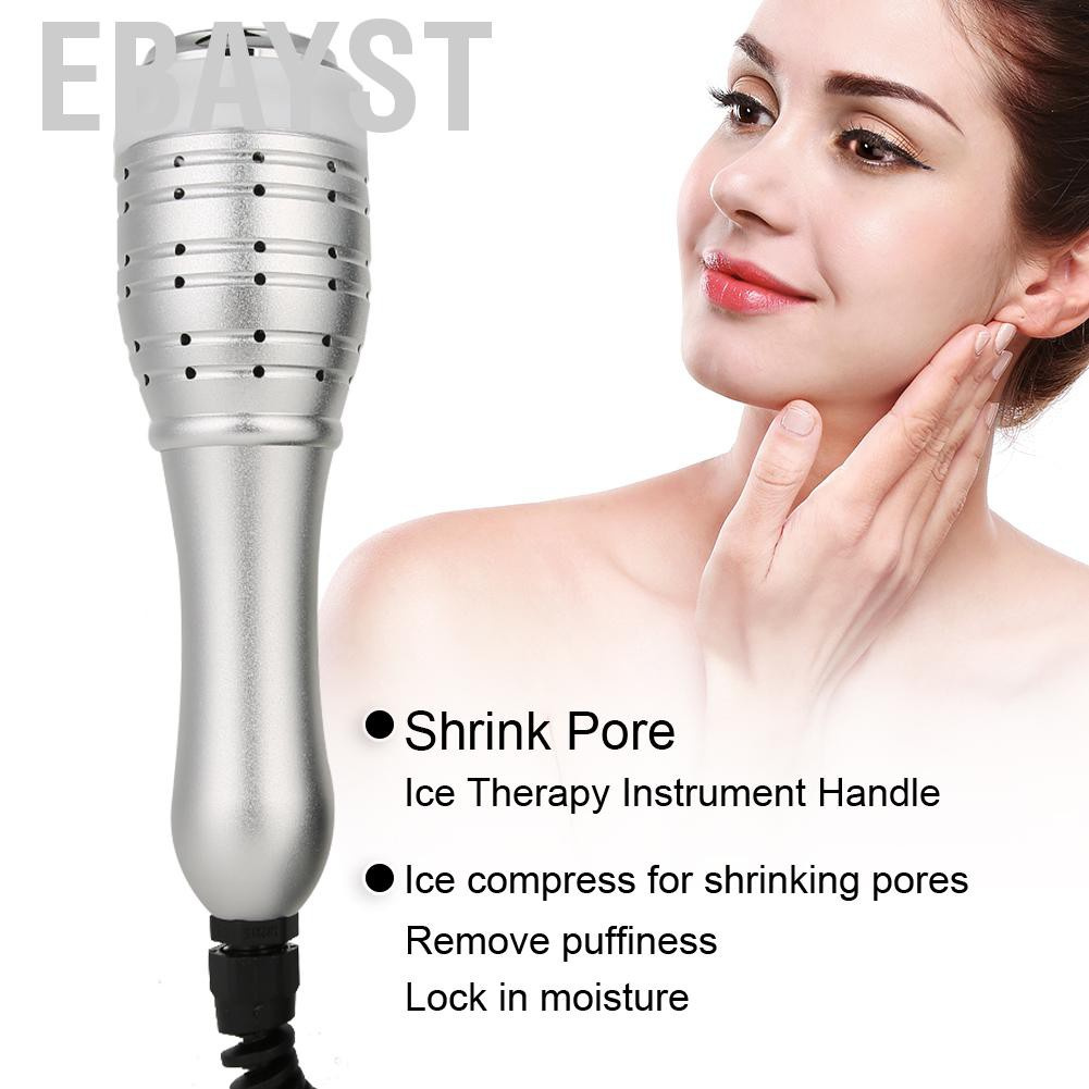 Ebayst Cold Face Massager  Ice Compress Shrink Pore Beauty Instrument Handle Therapy Skin Soothing Hammer for Wrinkle Stretch Eliminate Erythema