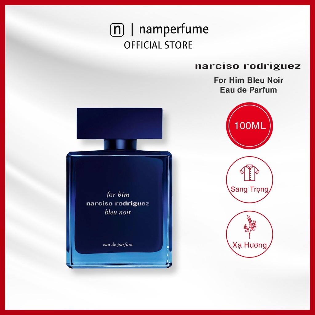 Nước hoa nam Narciso Rodriguez for Him Bleu Noir Eau de Parfum