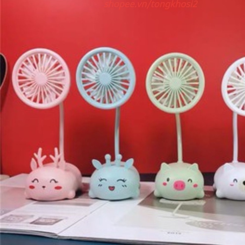 (Hàng Nội Địa Trung) Quạt Mini Tích Điện Hình Mèo - Quạt Cầm Tay Để Bàn Sạc USB Bảo Hành 1 Năm 1 Đổi 1 - #QUẠT