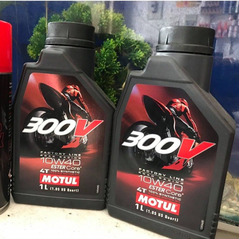 [Freeship Tặng Lọc Nhớt] Nhớt Motul 300V Tem 3 Lớp 10w40 1L (nhập Pháp)