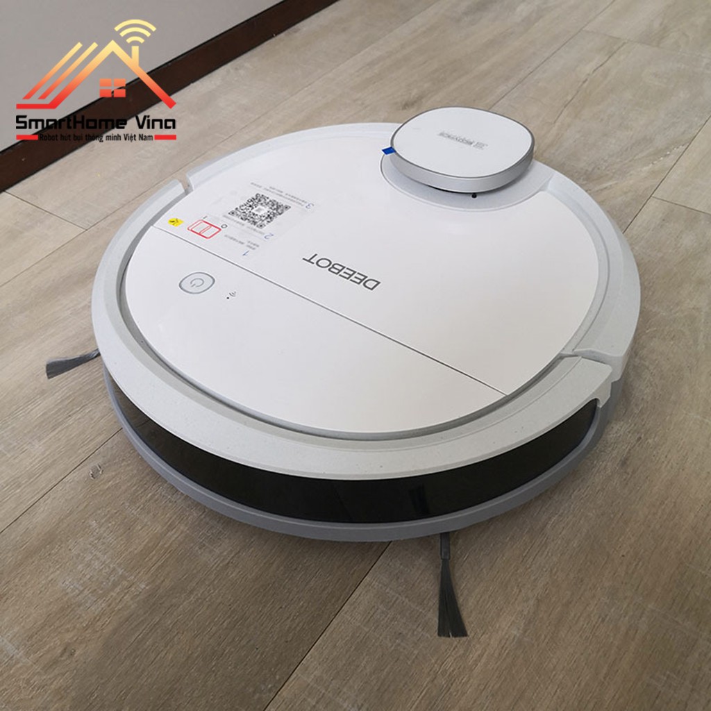 Robot hút bụi Ecovacs Deebot DN33, phân khu vực dọn dẹp, điều khiển qua app ứng dụng. Hàng trưng bày, chính hãng.