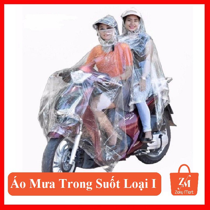 [Ảnh Thật+Video][Loại 1] ÁO MƯA TRONG SUỐT-XUA TAN NỖI SỢ
