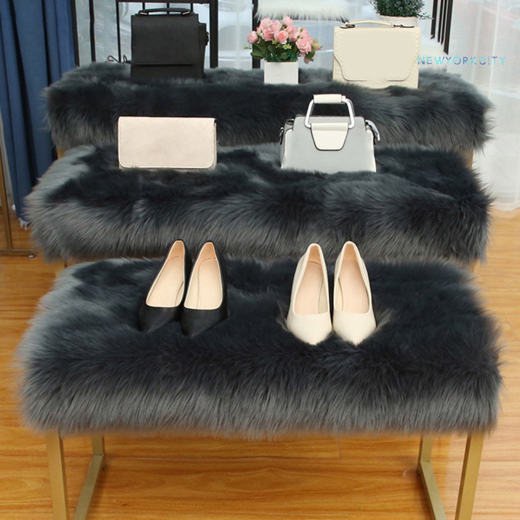 Ny- Thảm Lông Cừu Giả Rộng Rãi Lót Sàn Nhà Làm Việc Đơn Giản Đa Ứng Dụng