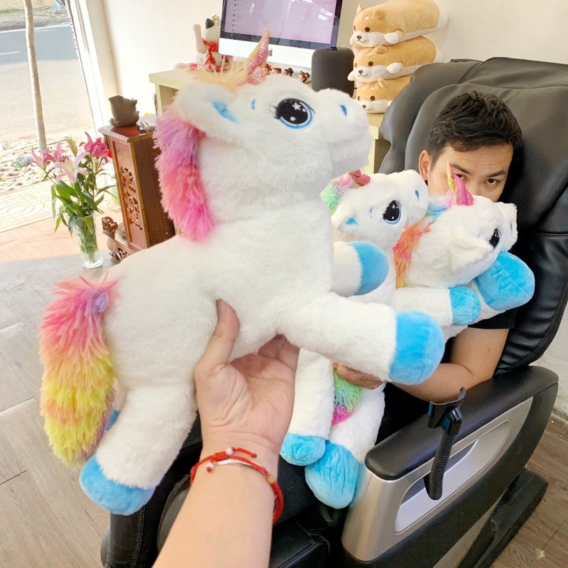 Gấu Bông Ngựa Pony UniCorn cao cấp- Quà lưu niệm ngựa Pony siêu mềm, mịn