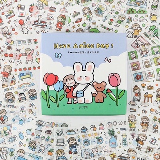 Hộp sticker 100 tờ 1000 miếng (nguyên hộp)