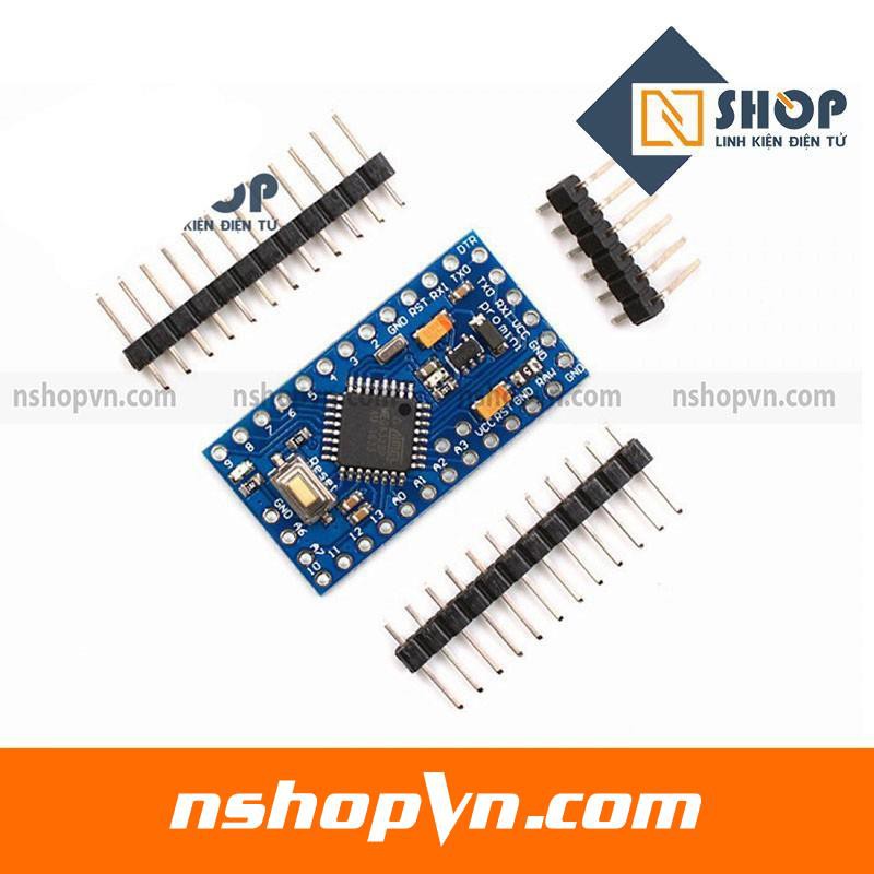 Arduino Pro Mini 5V 16Mhz phiên bản nhỏ gọn nhất trong các dòng Arduino sử dụng ATmega328P