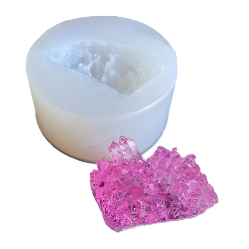 Khuôn Silicon Làm Cụm Pha Lê Epoxy DIY