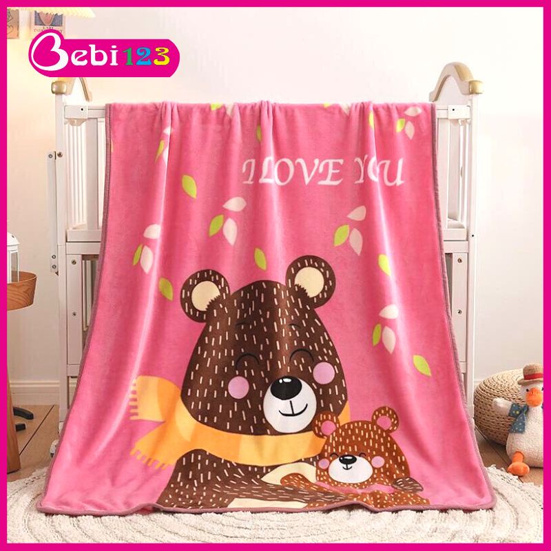 Chăn mền Tuyết 2 lớp hàng loại đẹp cho bé Kích thước 100x140cm
