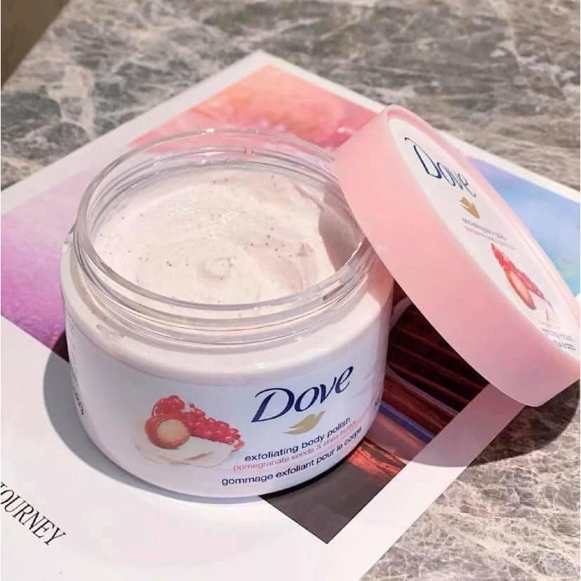 TẨY TẾ BÀO CHẾT DOVE  ĐỨC SIÊU THƠM SIÊU MỊN BẢN 225ML