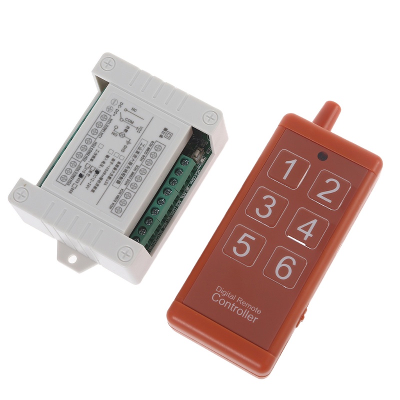 Hệ Thống Điều Khiển Nhận Tín Hiệu Không Dây 24V DC 12V 6 Cho Ch 6Ch Rf 433