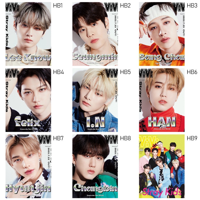 Poster Treo Tường In Hình Các Thành Viên Nhóm Nhạc Stray Kids