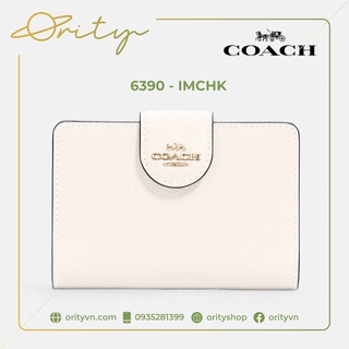 Túi xách / bóp / ví hàng hiệu coach - medium corner zip wallet 6390