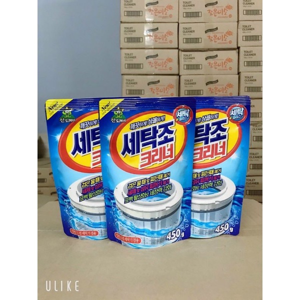 Bột Tẩy Vệ Sinh Lồng Máy Giặt SANDOKKAEBI Hàn Quốc 450Gr