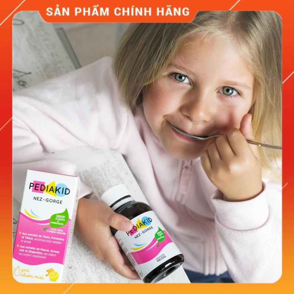 Siro tăng đề kháng mũi họng Pediakid Nez Gorge 125ml hàng chính hãng shopnguyenanh88