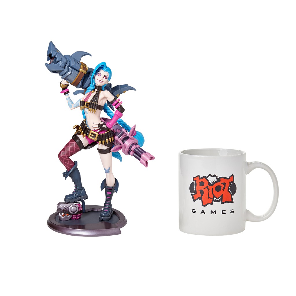 Mô Hình Jinx 25cm - JINX UNLOCKED STATUE [Chính hãng Riot Games] - Figure LOL Liên Minh Huyền Thoại