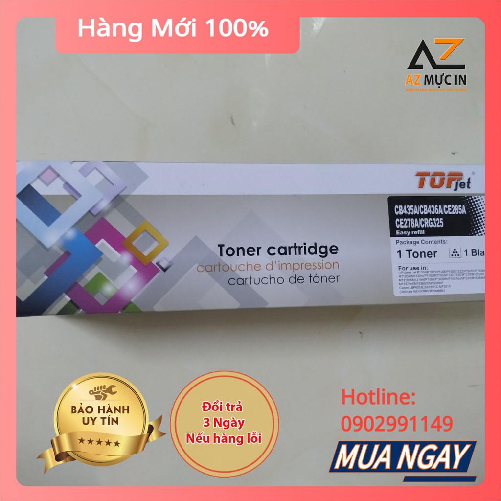 Hộp mực 78A 326 328 [Bảo hành 3T] | Mực máy in LBP 6230DN, 6200, HP P1566 P1606, 1536dnf  đậm đẹp, có xuất VAT