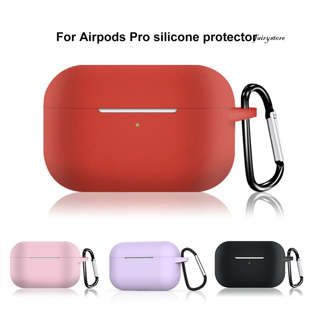 Fs Vỏ Silicon Bảo Vệ Hộp Sạc Tai Nghe Không Dây Air-pods Pro 3