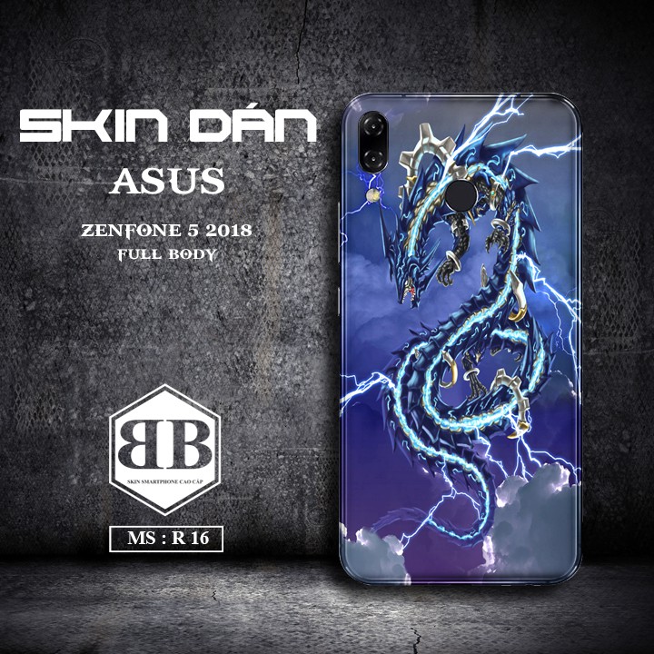 Bộ Skin Dán Asus Zenfone 5 2018 dùng thay ốp lưng điện thoại