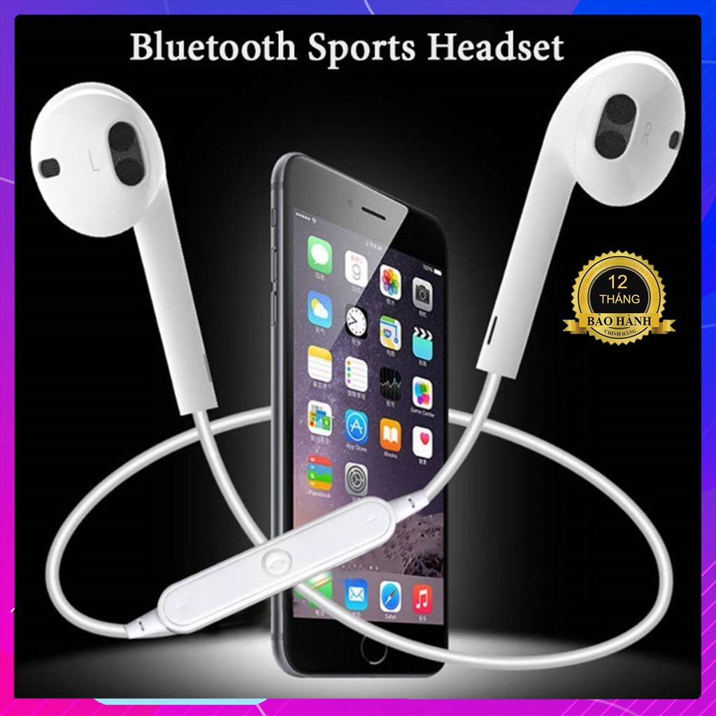 [Mã ELFLASH5 giảm 20K đơn 50K] Tai nghe bluetooth thể thao không dây S6 ĐẸP- NHỎ GỌN- ÂM THANH CỰC HAY 💥SIÊU RẺ💥 HOT