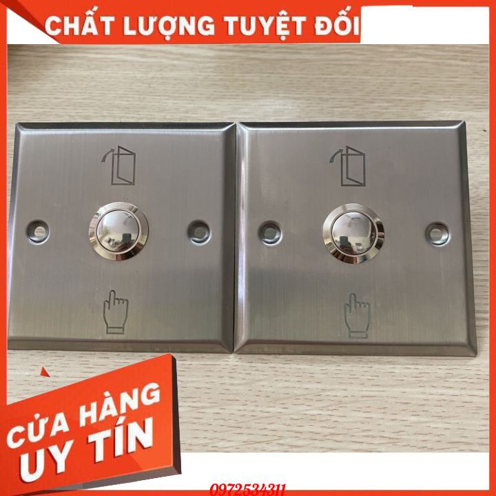 Nút Exit ( CỰC❤️NHẬY ) Nút nhấn Exit mở cửa chất liệu Inox siêu bền sang trọng đẹp mắt sử dụng cho kiểm soát cửa ra vào