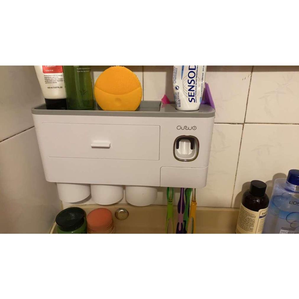 Bộ nhả kem đánh răng tự động ASWEI. Kệ để đồ phòng tắm ( tuyển khách sỉ)