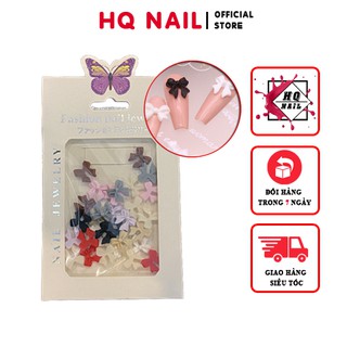 Set charm nơ 30 chiếc làm nail cực đẹp