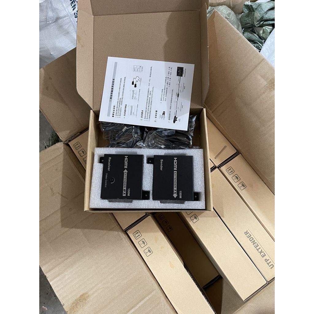 Bộ Kéo Dài HDMI Qua Cáp Mạng Lan 150m - SẴN HÀNG