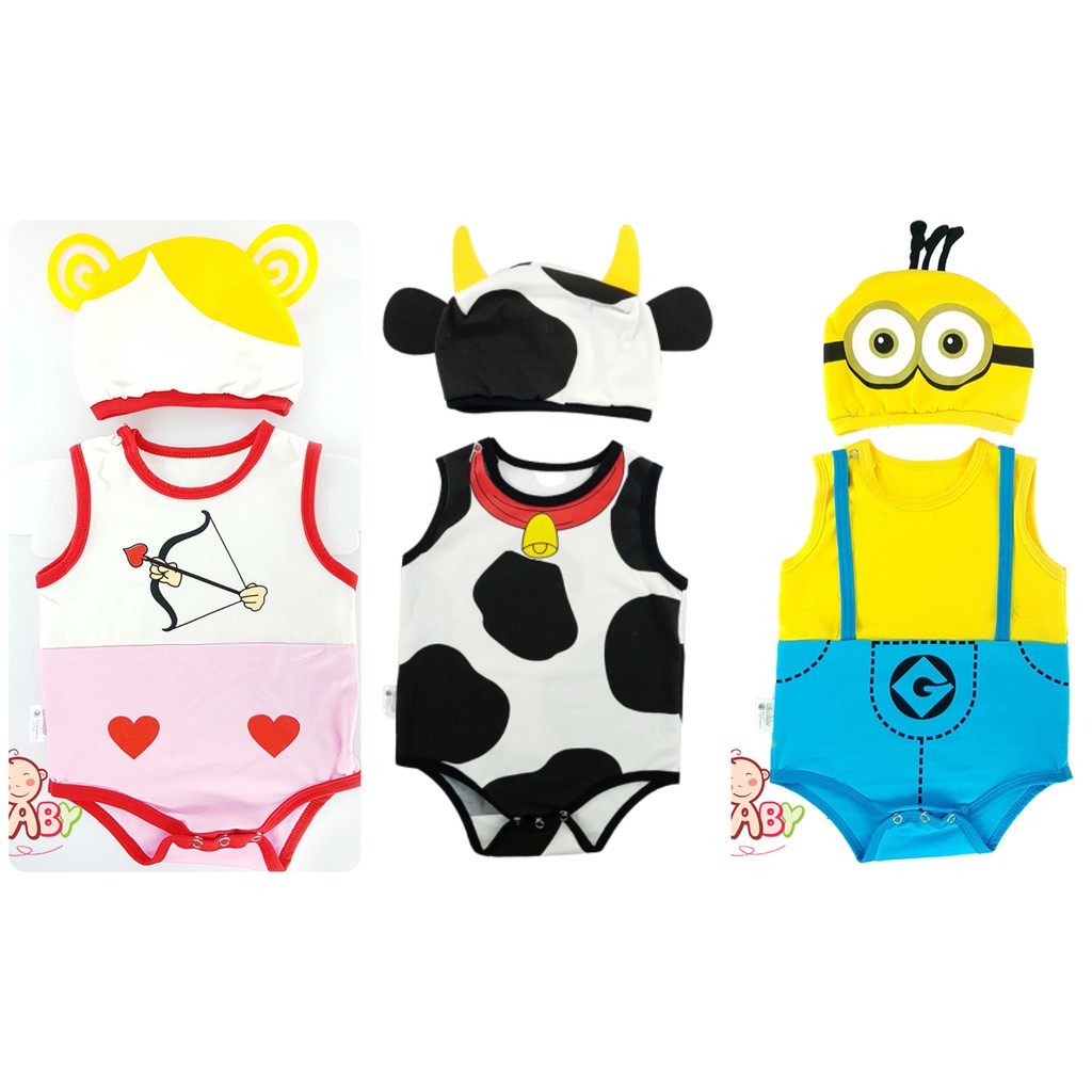 Combo 3 Bộ Bodysuit Hình Thú Cho Bé (Khách Ib Shop để chọn mẫu) - Mihababy