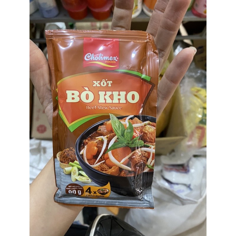 sốt bò kho/ bò sốt vang